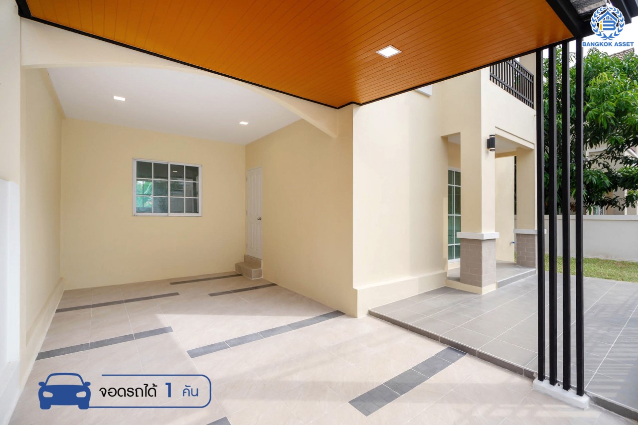 บ้านมือสองตกแต่งใหม่ ทำเลโซนเมือง! ม.นนทกาญจน์ นครอินทร์-พระราม5 บ้านแฝดหลังใหญ่ เนื้อที่ 44 ตร.ว. ฟังก์ชัน 3 ห้องนอน 3 ห้องน้ำ บนทำเลเชื่อมต่อทุกการเดินทาง ใกล้สะพานพระรามห้า และรถไฟฟ้า "สถานีแยกติวานนท์"